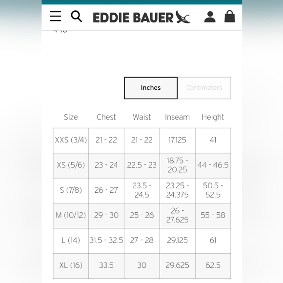 Eddie Bauer Youth Swim Set - 4 piece Size L 14/16 Reversible UPF 50+ - Picture 4 of 14